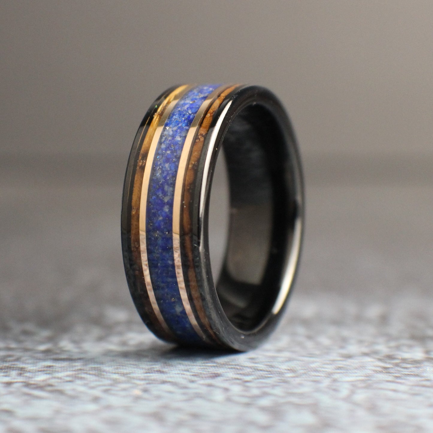 Wooden wedding ring