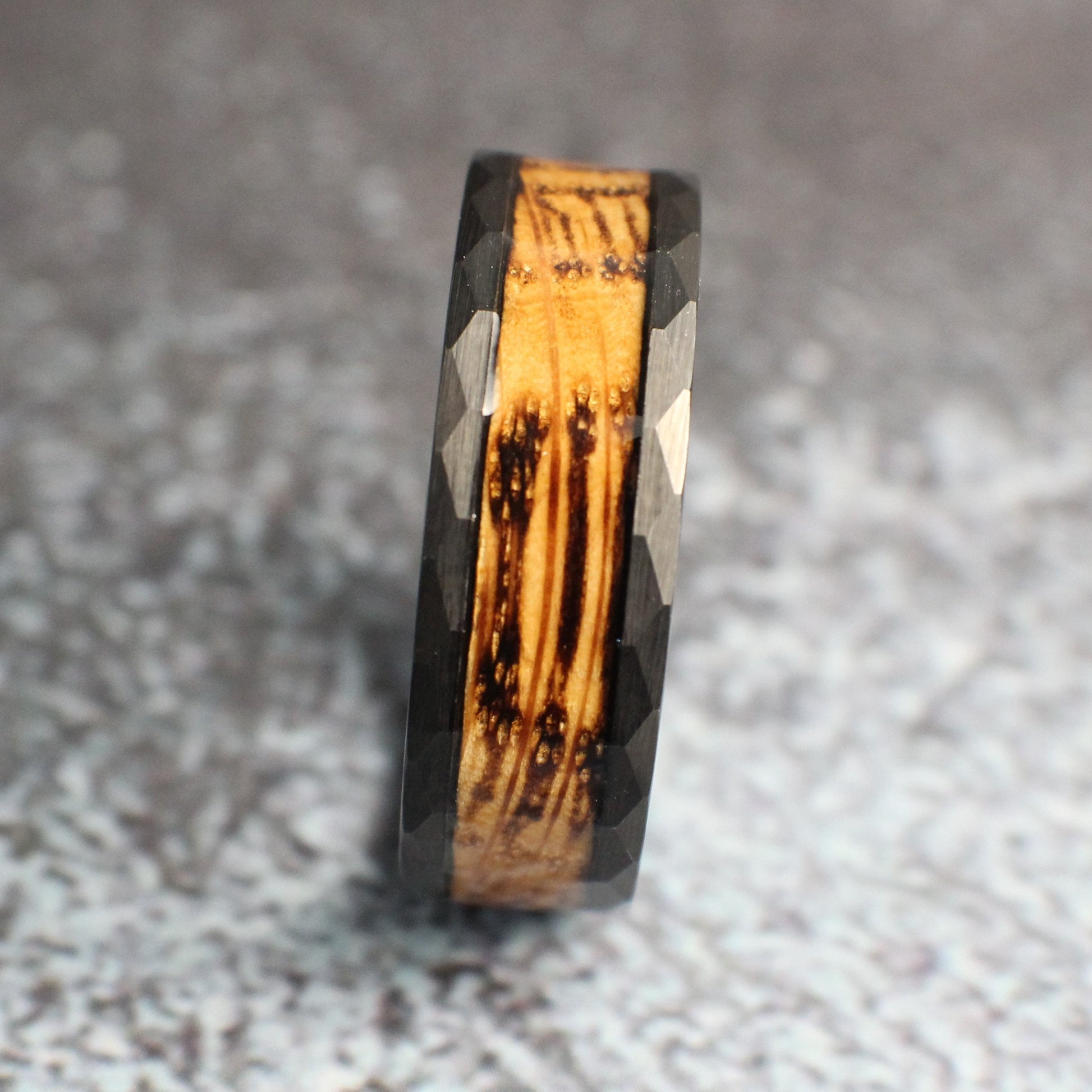 Wooden wedding band