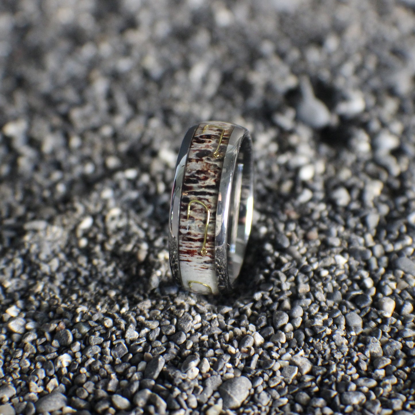 Antler Fishing Rin, Antler fishing hook ring