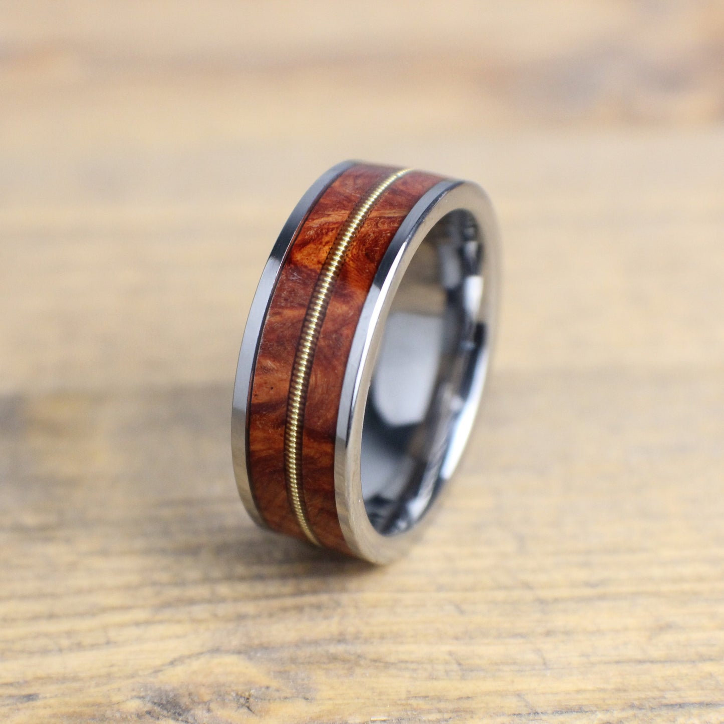 redwood wedding band