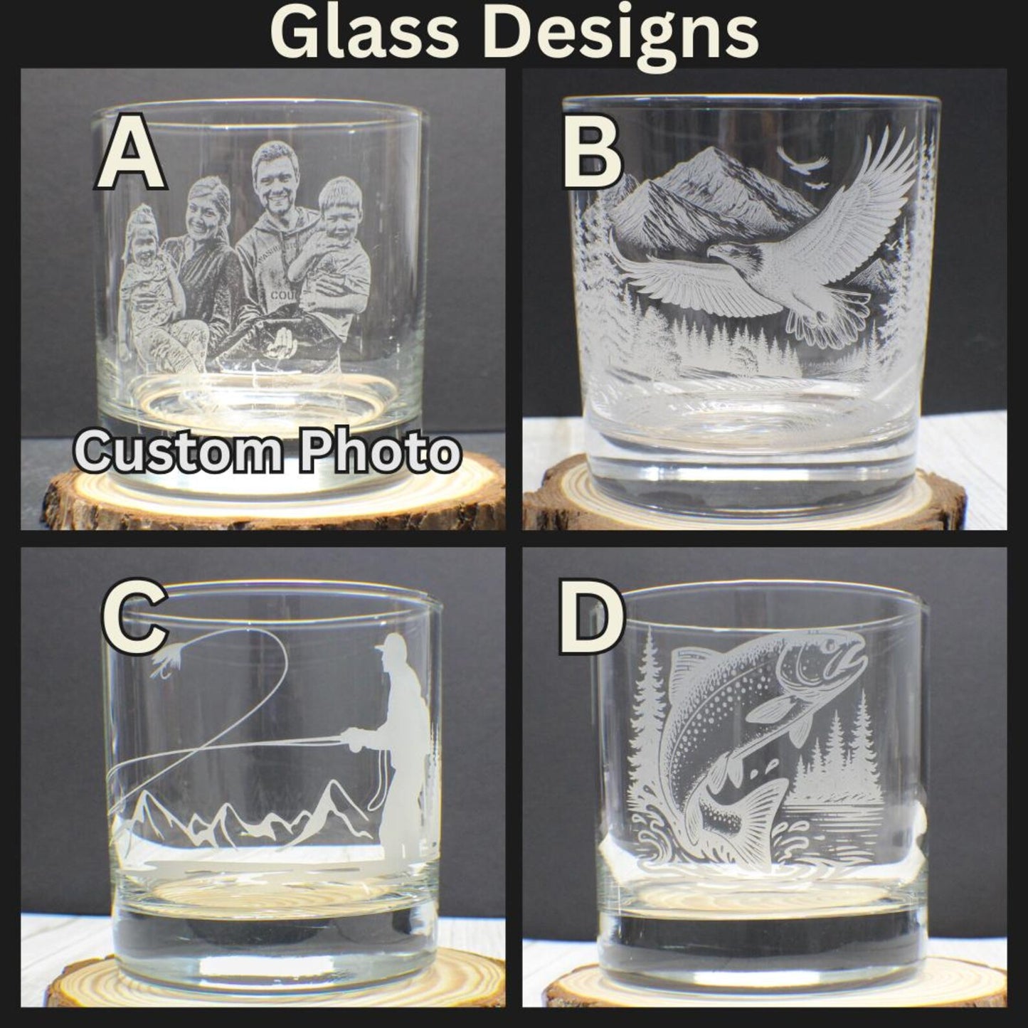 Upgraded Ring Box with Personalized Whiskey Glass