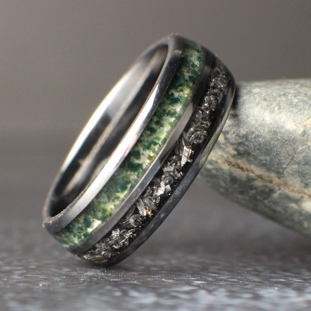 The Nova - Men's Meteorite Ring