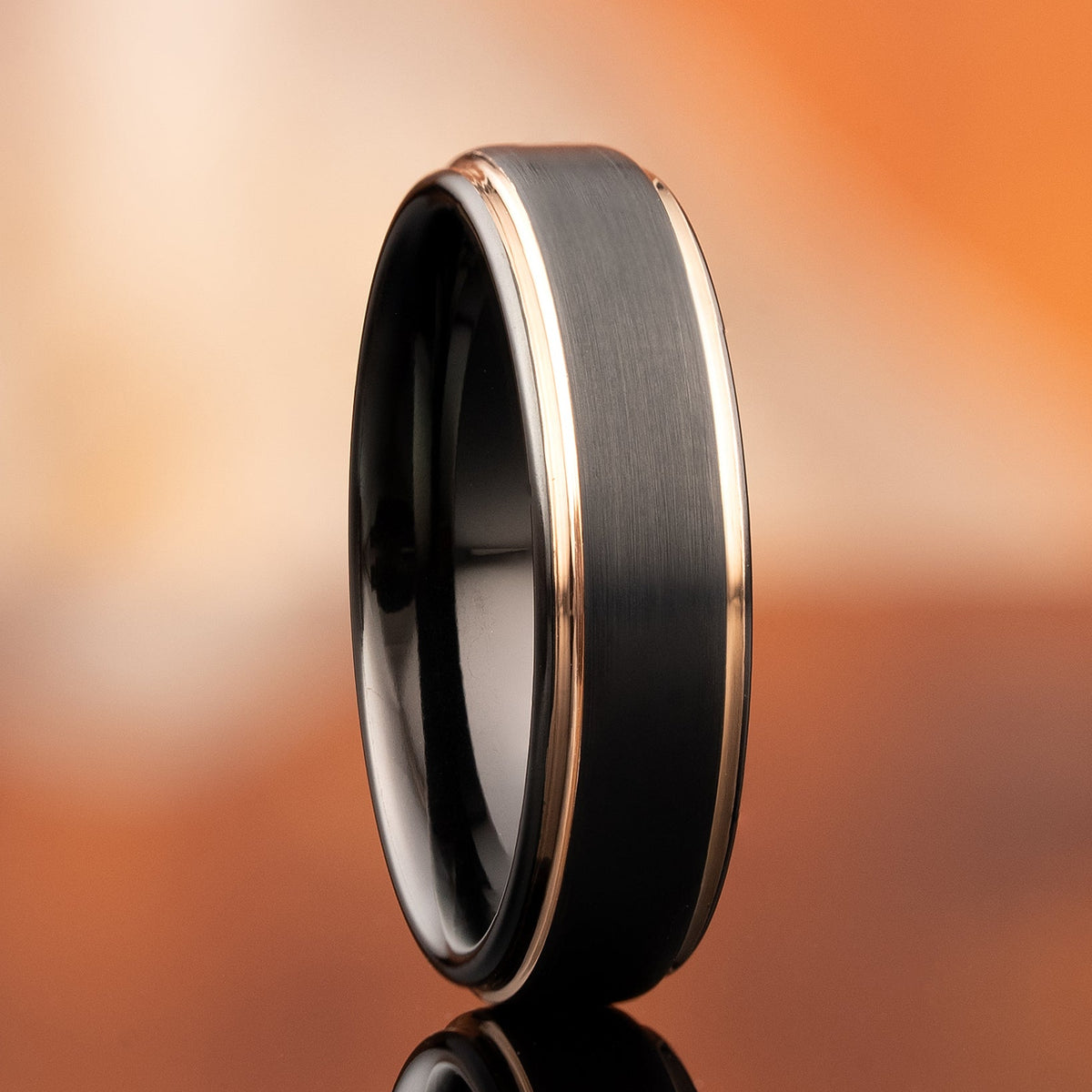 The Basalt - Men's Tungsten Ring