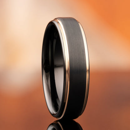 The Basalt - Men's Tungsten Ring