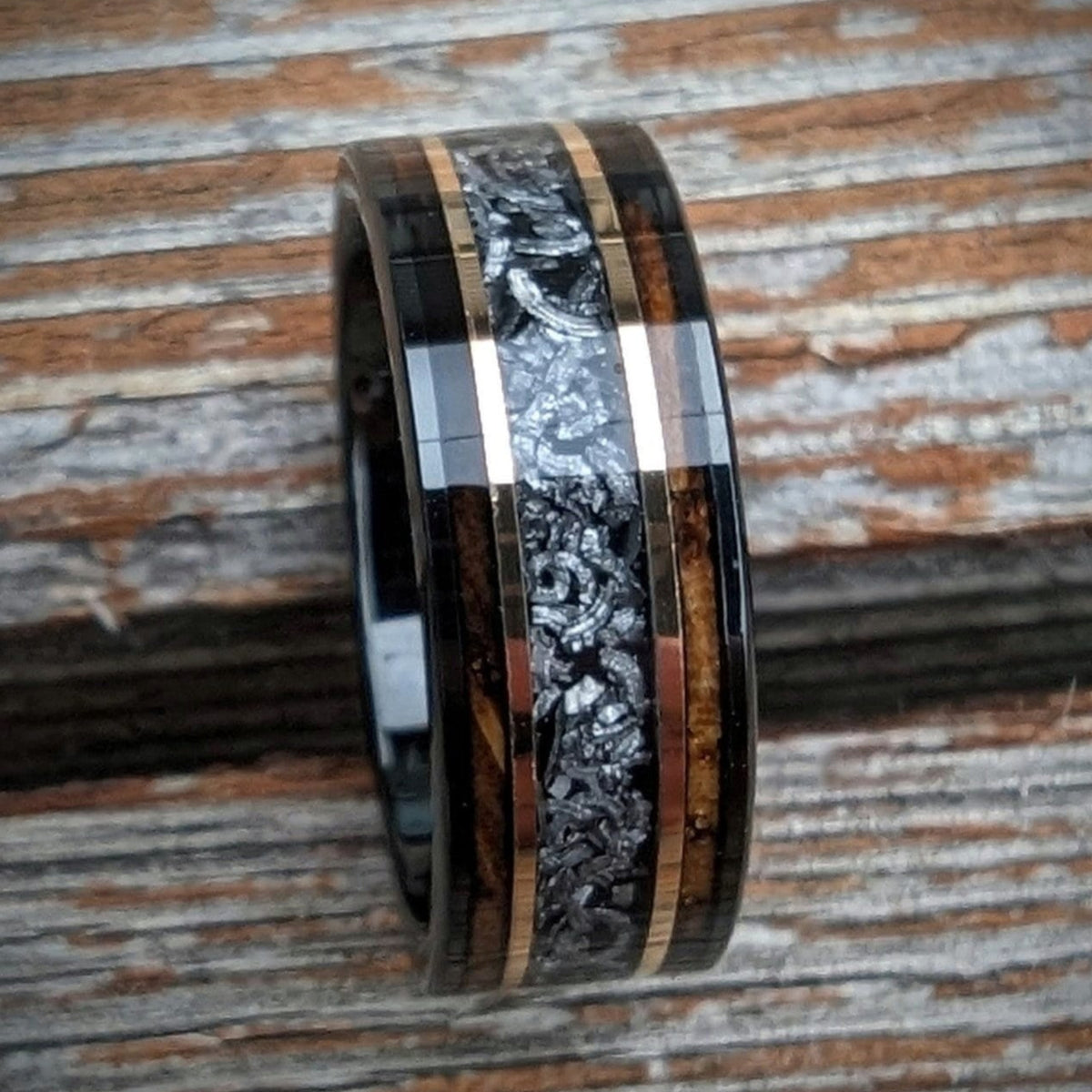 Meteorite Wedding Ring