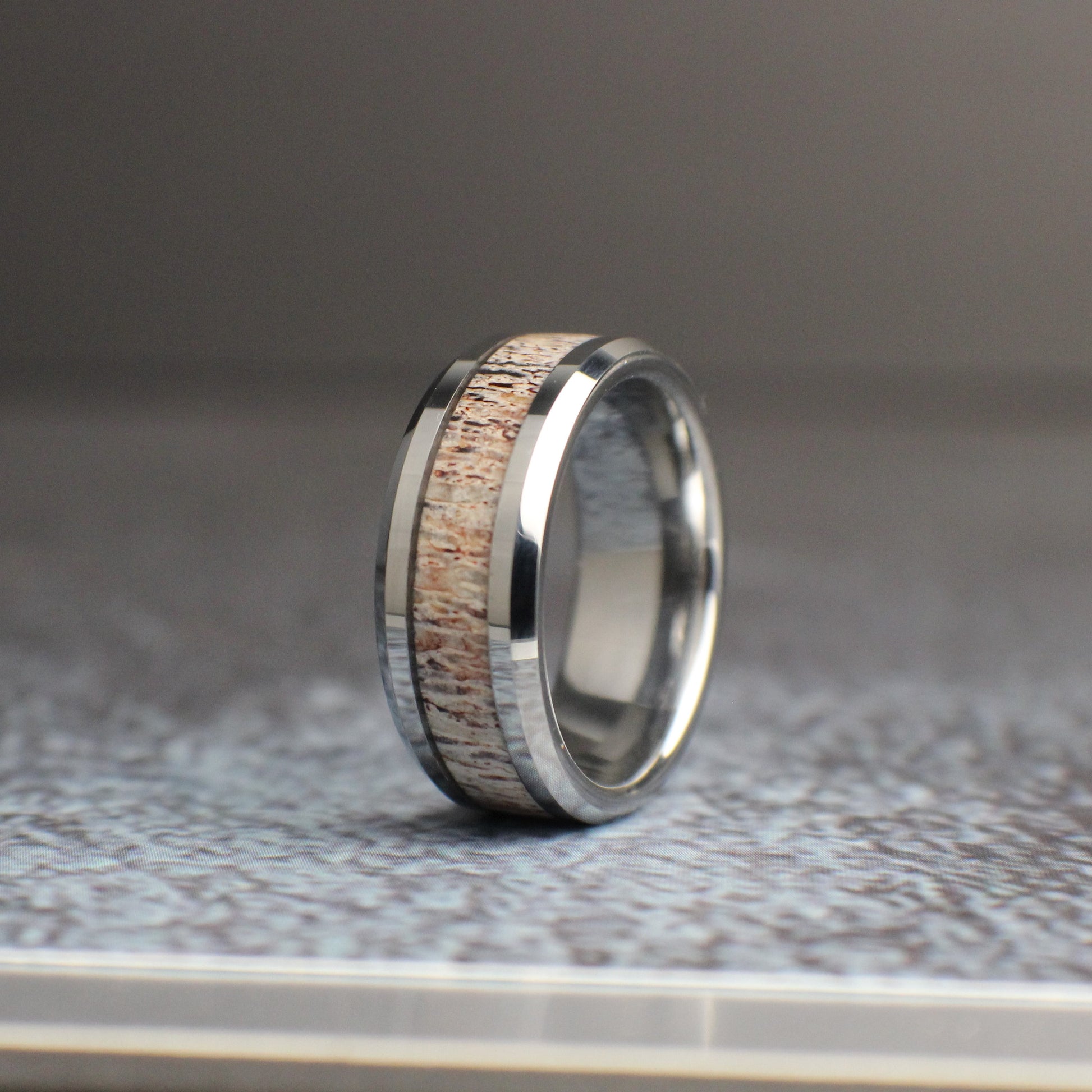 Antler Wedding Band