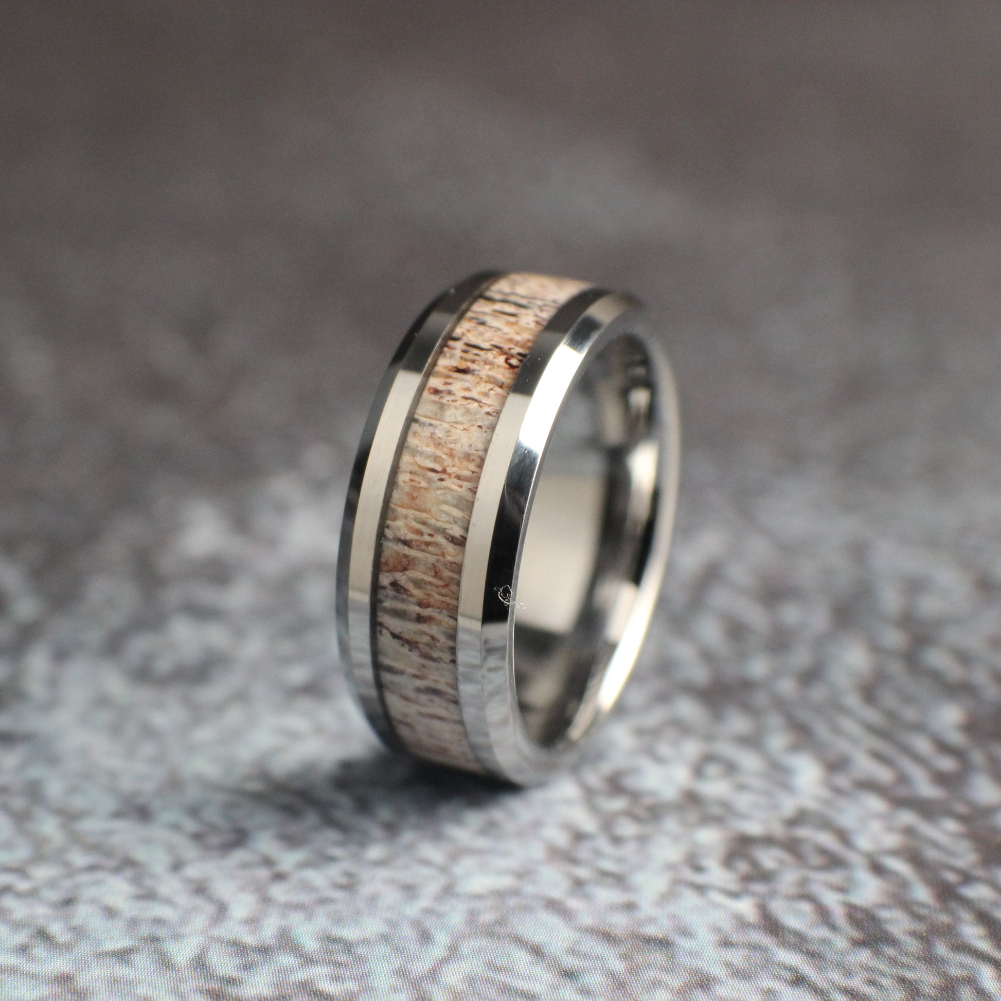 8mm Wide Tungsten Ring