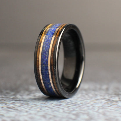 Wooden wedding ring