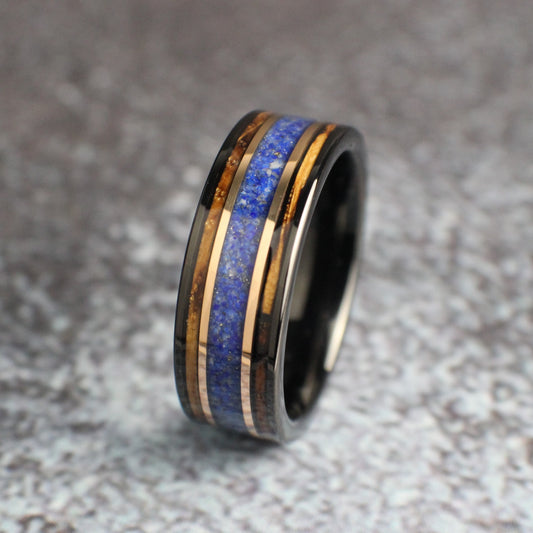 Lapis wedding ring