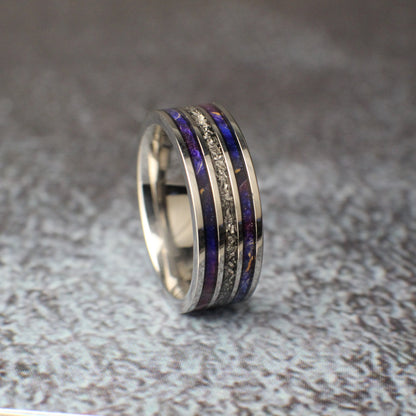 Meteorite Ring for Men