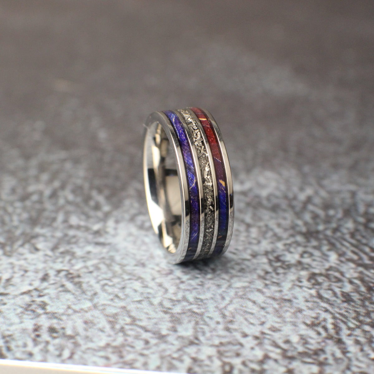 Men's Meteorite Wedding Band