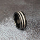 Antler and Fishing Line Wedding Band, Antler Ring, Fishing Ring, Men's Wedding Band