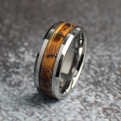 Fishing wedding ring