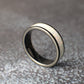 Opal Wedding Band, White Wedding Ring, White Opal Ring