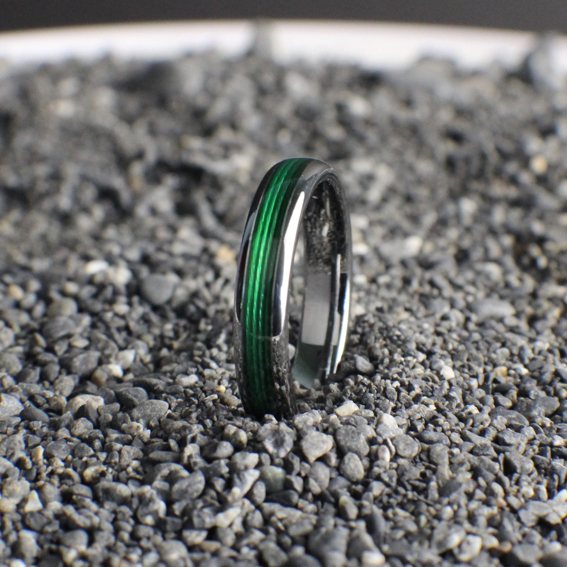 Female Fishing Line Wedding Band