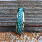 6mm wide Aquamarine ring