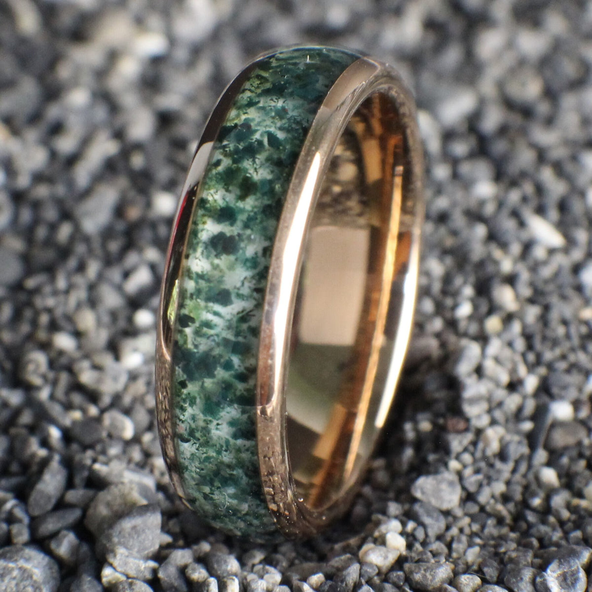 Moss Agate Ring