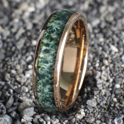 Moss Agate Ring
