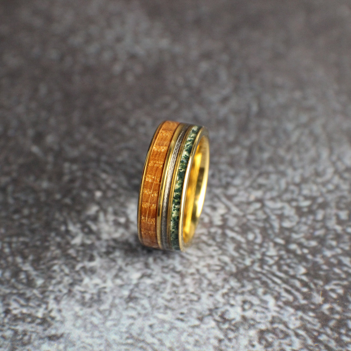 Whiskey Barrel Wedding Band