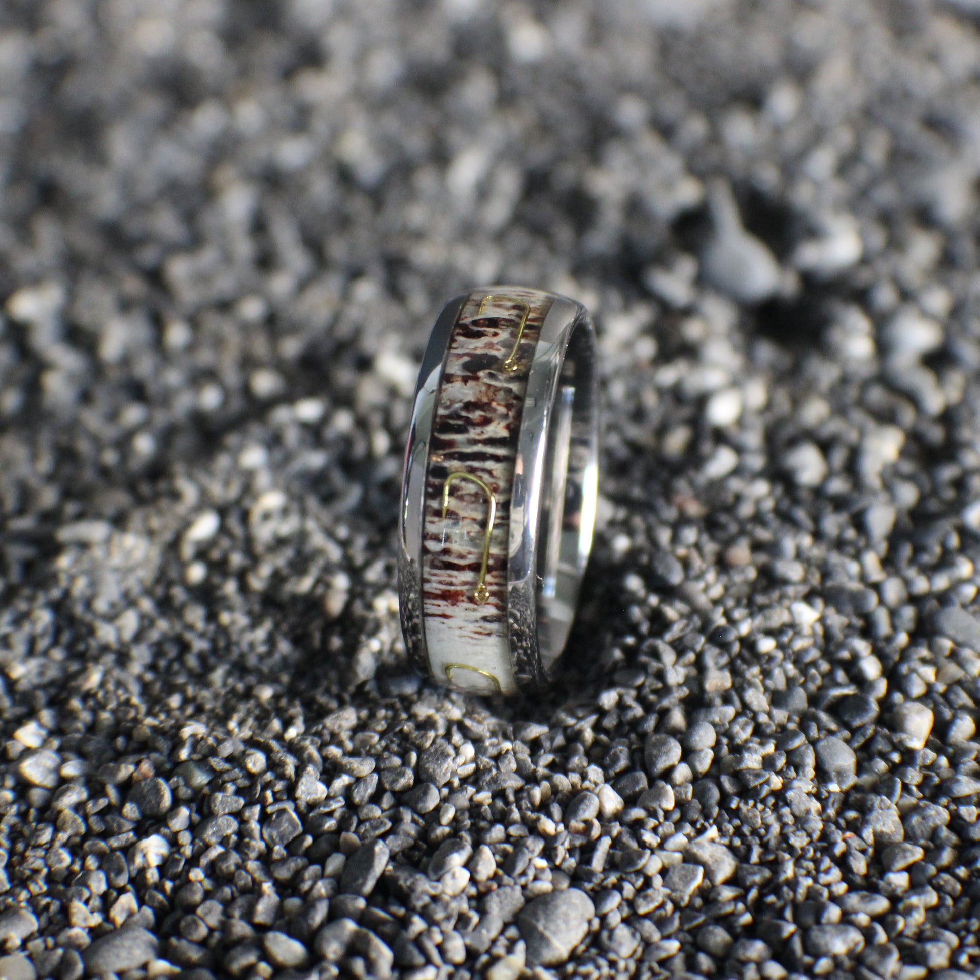 Antler Fishing Rin, Antler fishing hook ring