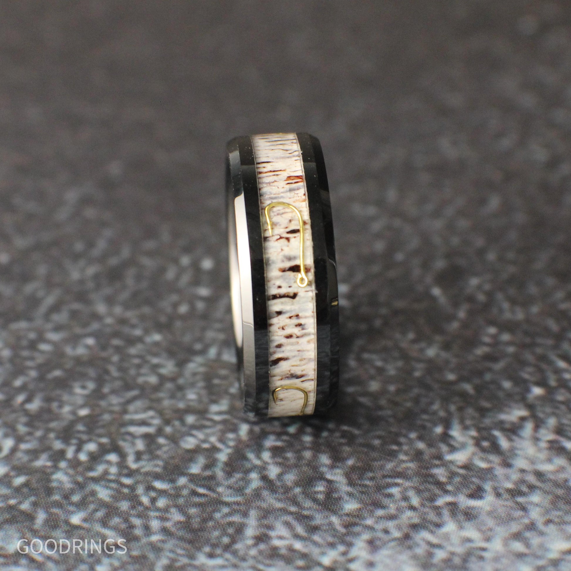 Fishing wedding ring