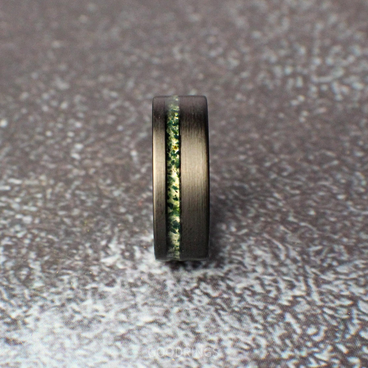 Men's Moss Agate Ring