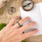 Moss Agate ring for men and women