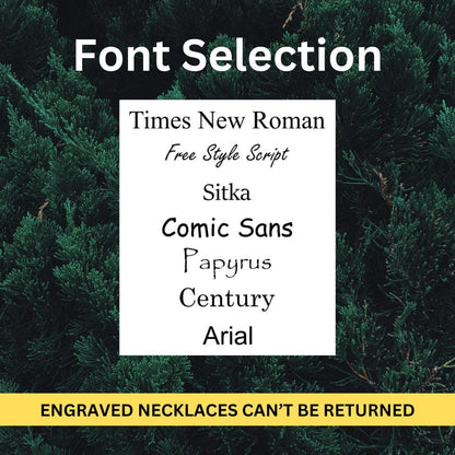 Font choice for GoodRings Engraving