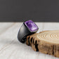 Charoite Signet Ring, Purple Signet Ring, Charoite Ring, Signet Ring for Men, Promise Ring, Anniversary Ring, Wedding Ring, Gift for him