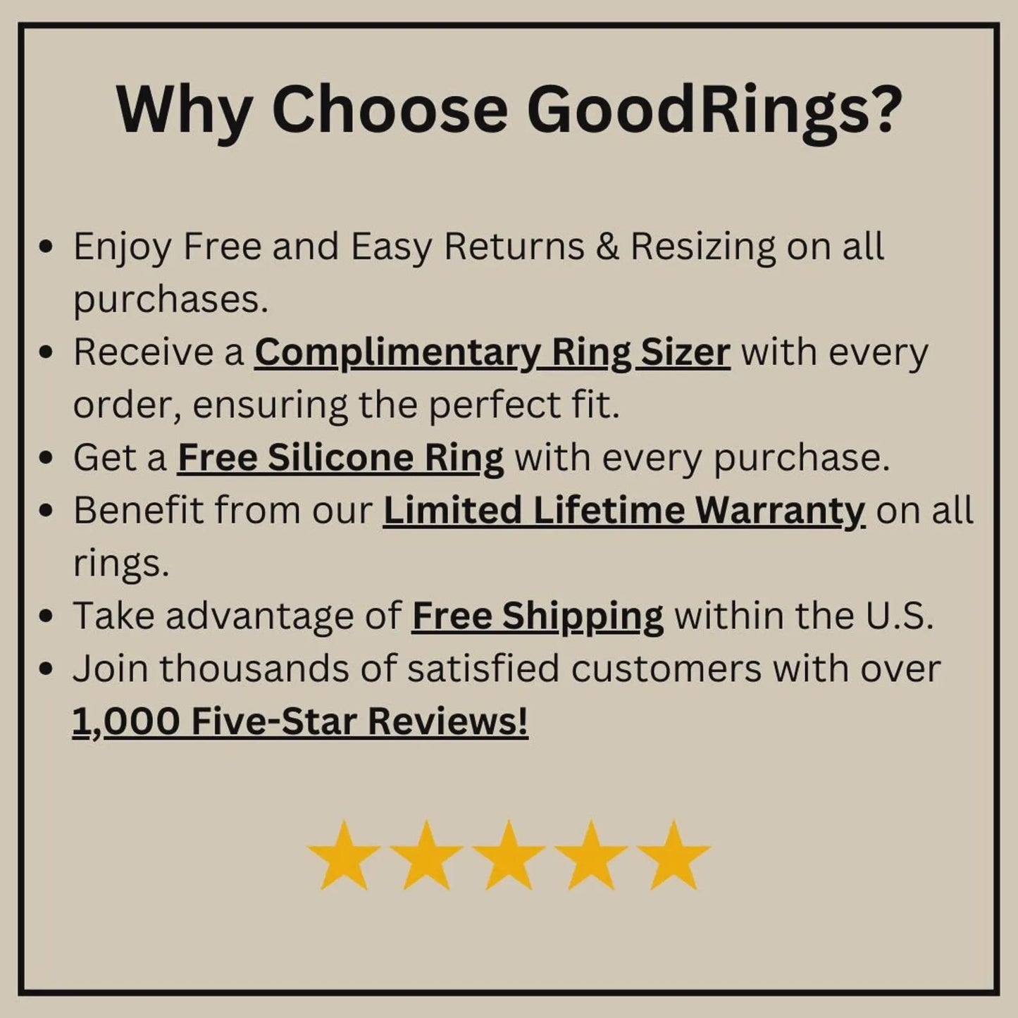 Why Choose GoodRings?