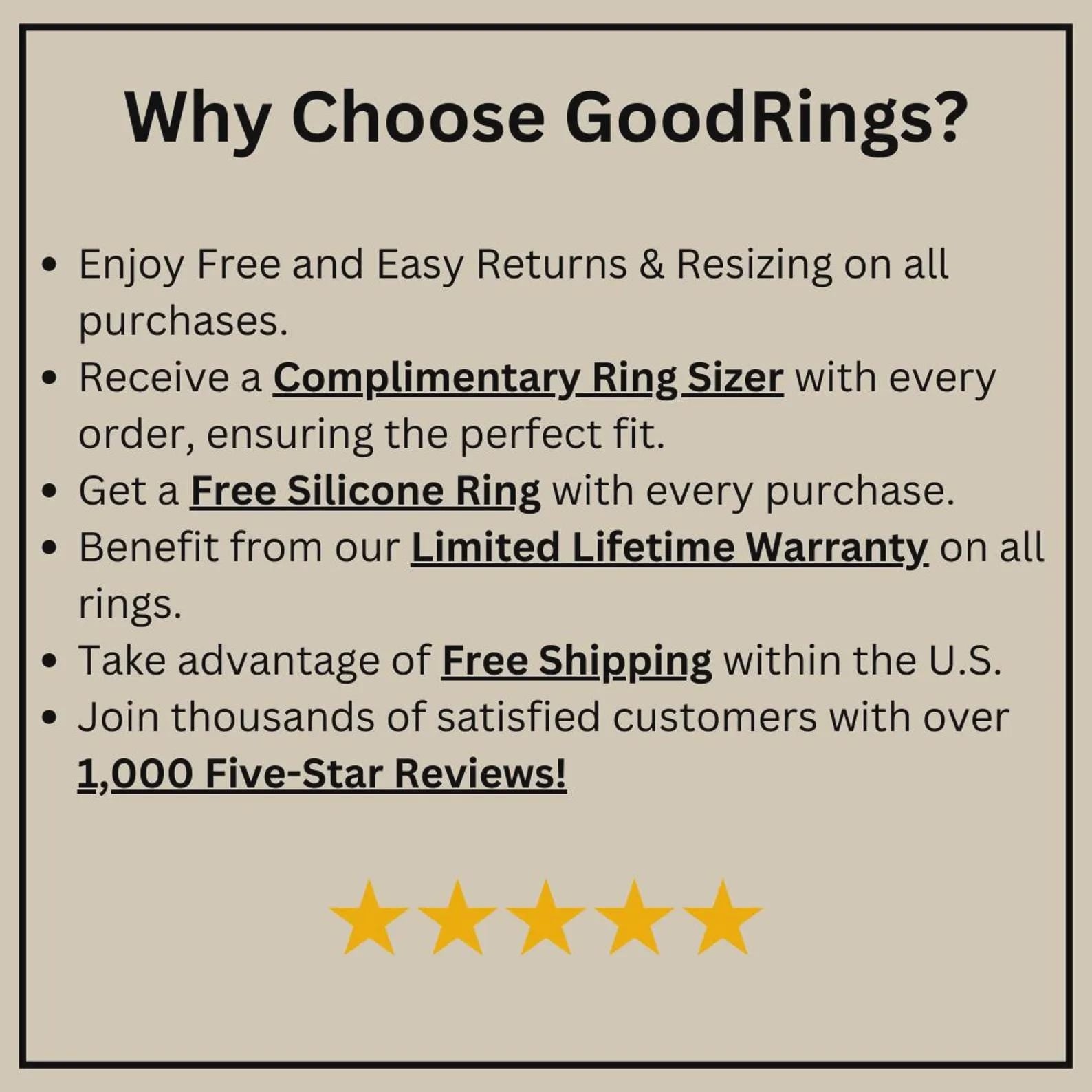 Why Choose GoodRings?