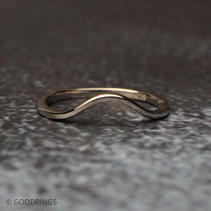 The Ridgeline Set – moss agate and faceted tungsten couples rings