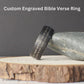 Personalized Bible Quote Ring, Christianity Ring, Religious jewelry, Cross Ring, Christian Cross Ring, Personalized Ring, Engraved Bible