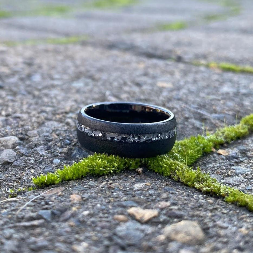 The Titan - Men's Meteorite Ring – GoodRings