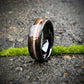 Profile view of a men's wedding ring