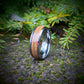 Guitar String and Whiskey Barrel Tungsten Wedding Ring