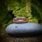 Whiskey Barrel Guitar String Ring with Abalone Shell