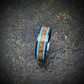 Whiskey Barrel and Turquoise Wedding Ring