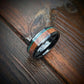 Rosewood and Malachite Wedding Ring