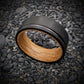 Whiskey Barrel Tungsten Ring, Men's Wedding Band