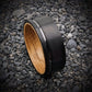 Whiskey Barrel Tungsten Ring, Men's Wedding Band