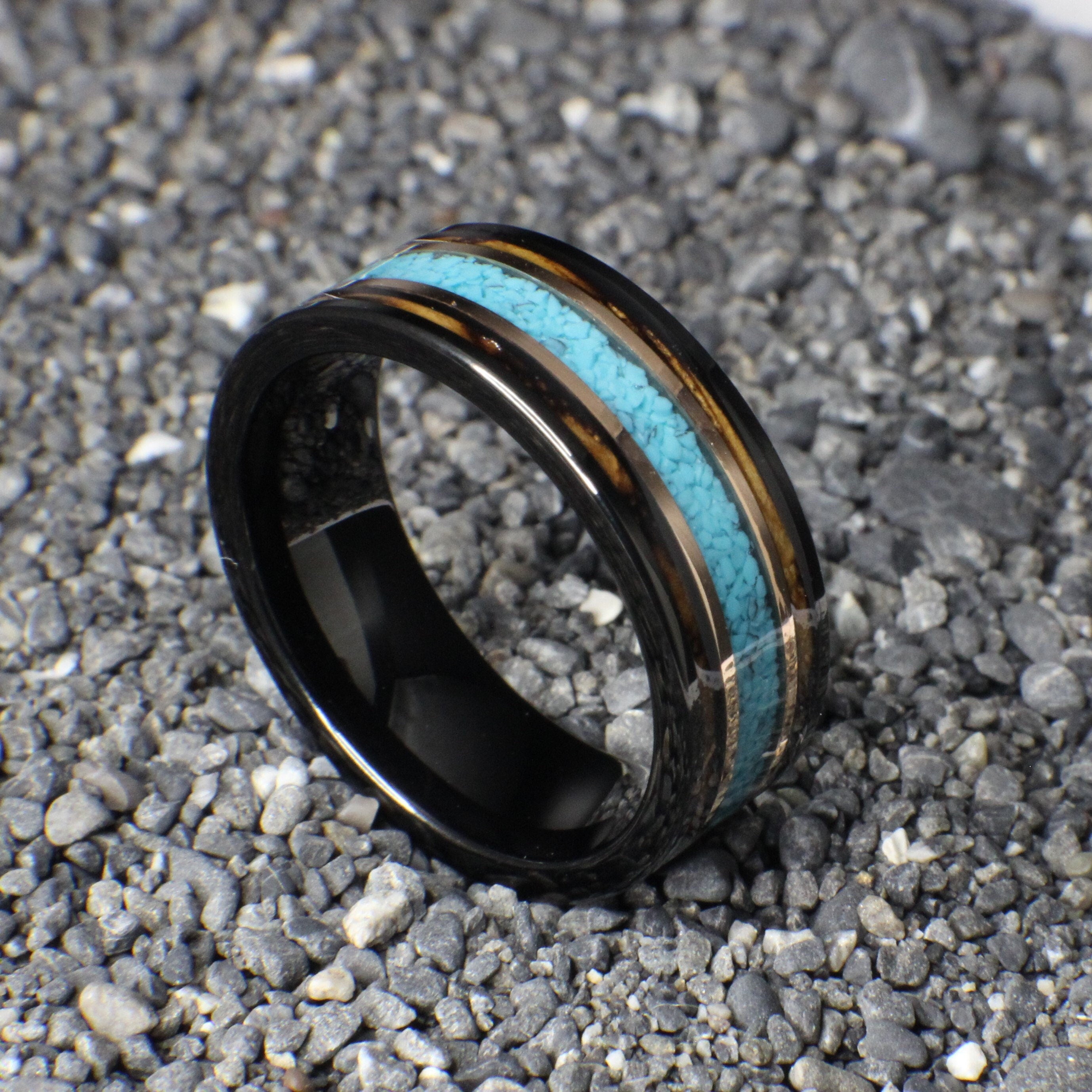 The Graham - Men's Turquoise Ring – GoodRings