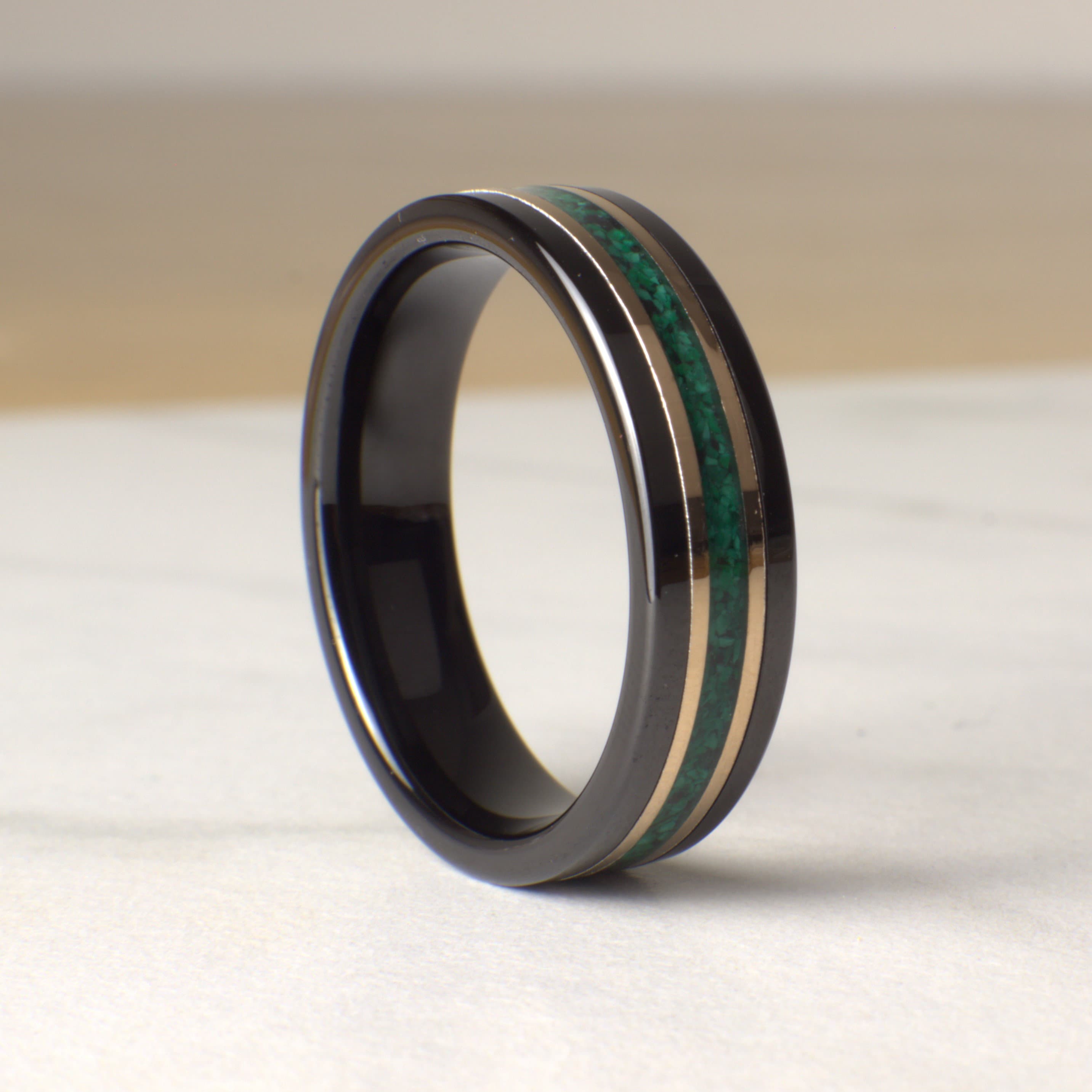 Lizzie Ring Malachite
