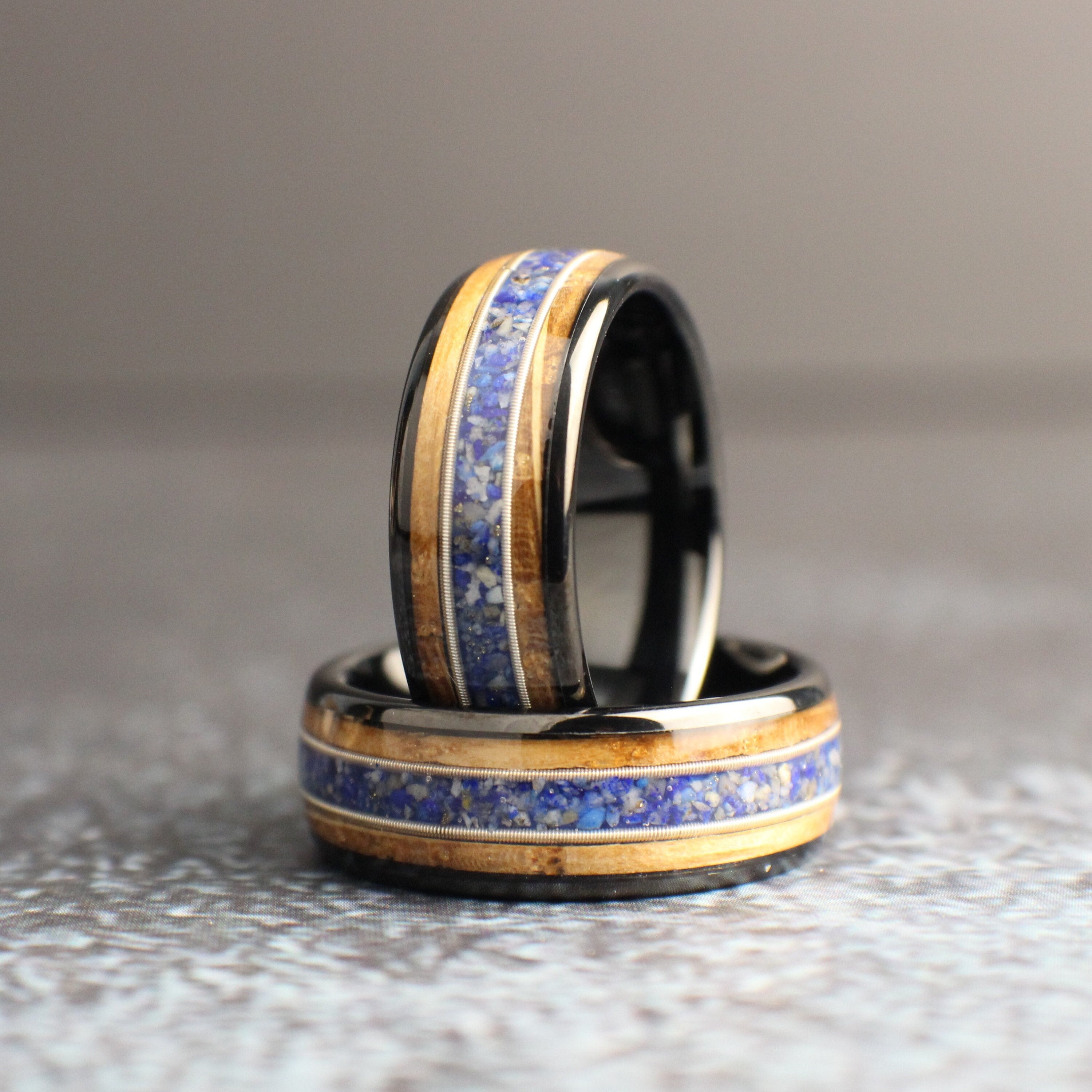 String Guide Rings The Pacific - Men's Guitar String Ring – GoodRings